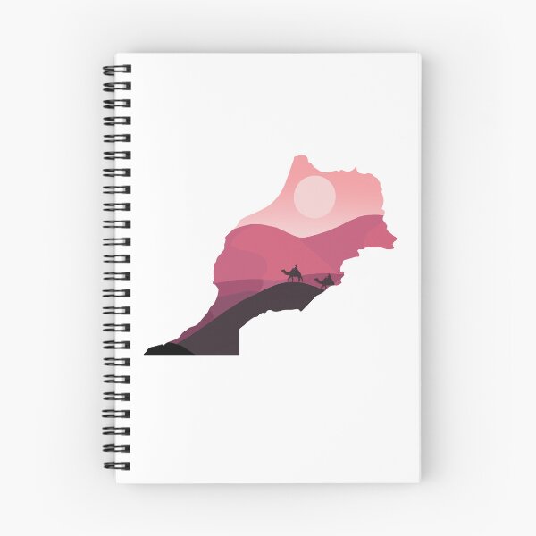 Item preview, Morocco, map and landscape designed and sold by landscapeworlds.