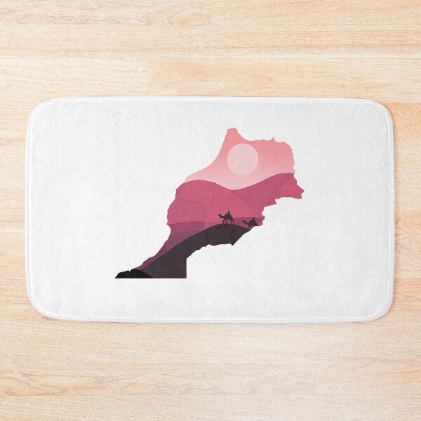 Item preview, Morocco, map and landscape designed and sold by landscapeworlds.