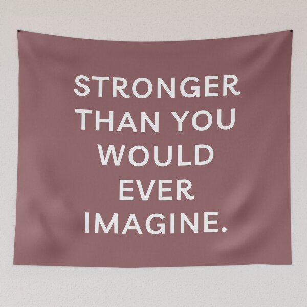 Item preview, STRONGER THAN YOU WOULD EVER IMAGINE designed and sold by successmom.
