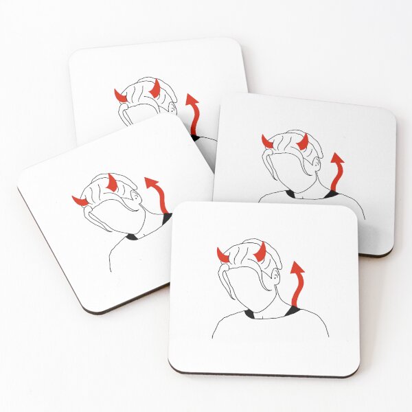 Item preview, Addison Montgomery 'Satan' Drawing designed and sold by JunkieBFFs.
