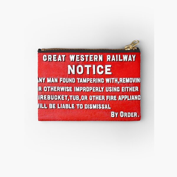 Item preview, Vintage Great Western Railway Fire bucket sign designed and sold by Random Railways.