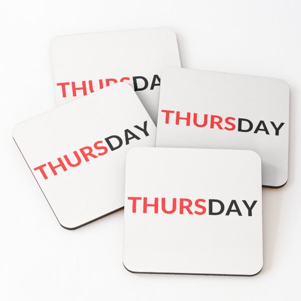 Item preview, THURSDAY designed and sold by RobbiesMusic.