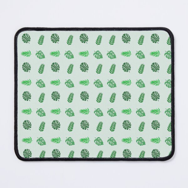 Item preview, Green tropical leaf pattern designed and sold by ClumsyGiraffeCo.