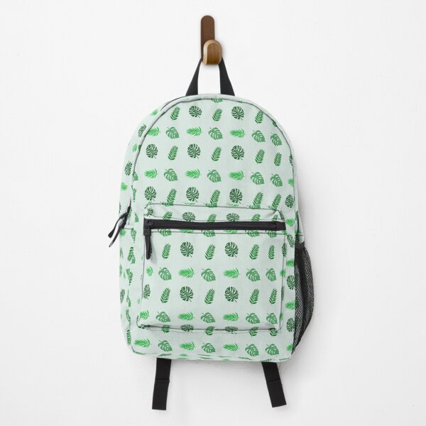 Item preview, Green tropical leaf pattern designed and sold by ClumsyGiraffeCo.
