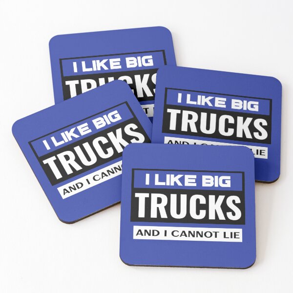 Item preview, I LIKE BIG TRUCKS and I Cannot Lie, Father's Day Gift, Trucker, Truck Lovers designed and sold by Monique Prince.