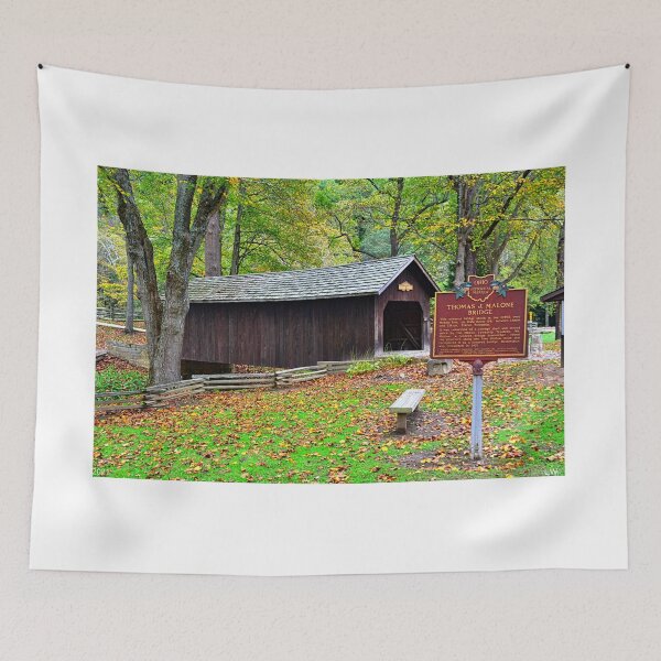 Item preview, Thomas J Malone Covered Bridge Beaver Creek State Park Ohio East Liverpool Ohio designed and sold by LisaWootenPhoto.