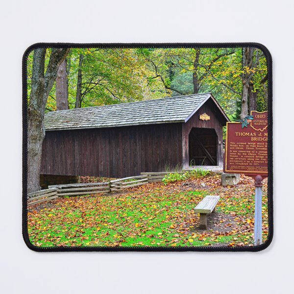 Item preview, Thomas J Malone Covered Bridge Beaver Creek State Park Ohio East Liverpool Ohio designed and sold by LisaWootenPhoto.