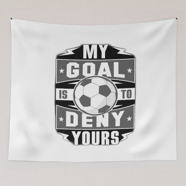 Item preview, My Goal Is To Deny Yours Soccer Goalie Distressed designed and sold by Karamshooop.