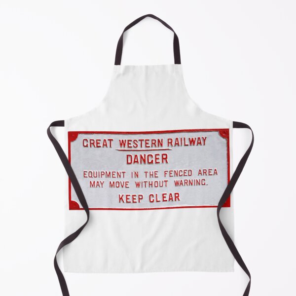 Item preview, Vintage Great Western Railway warning sign designed and sold by Random Railways.