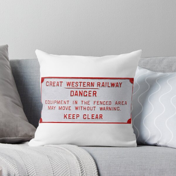 Item preview, Vintage Great Western Railway warning sign designed and sold by Random Railways.