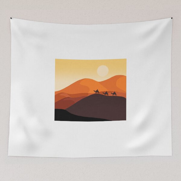 Item preview, colorful desert landscape designed and sold by landscapeworlds.