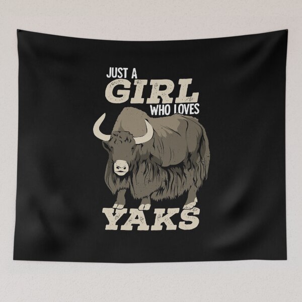 Item preview, Just A Girl Who Loves Yaks designed and sold by Marcid95.