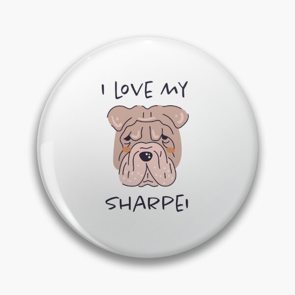 Artikelvorschau, Ich liebe mein Sharpei entworfen und verkauft von greenoriginals.