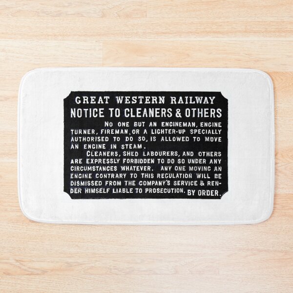 Item preview, Vintage Great Western Railway Loco Shed sign designed and sold by Random Railways.