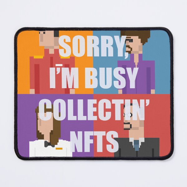 Item preview, Sorry,I’m busy collecting nfts- nft is my valentine- nft lovers designed and sold by Moon-Light-Art.