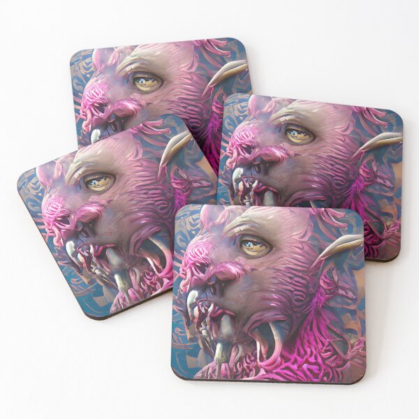 Item preview, Lion Abstract AI Art Design designed and sold by boopsblunt.