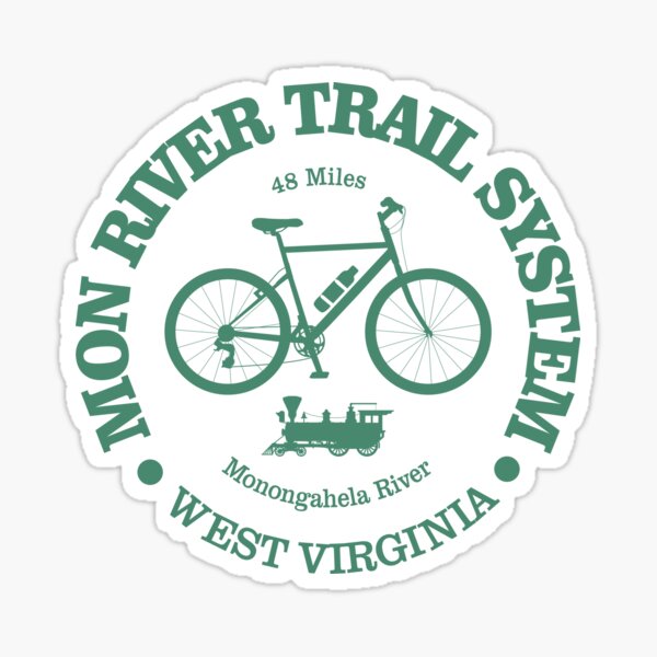 Item preview, Mon River Trail (cycling) designed and sold by curranmorgan.