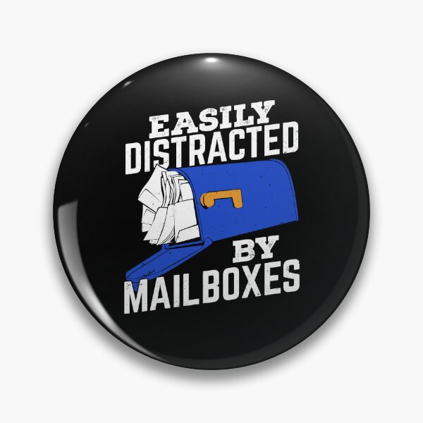 Item preview, Easily Distracted By Mailboxes Postal Worker Gift designed and sold by Marcid95.