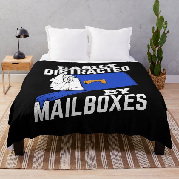 Item preview, Easily Distracted By Mailboxes Postal Worker Gift designed and sold by Marcid95.