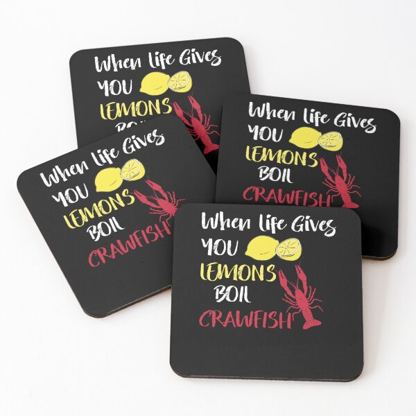 Item preview, When Life Gives You Lemons Boil Crawfish Funny Cajun Crawfish Lover designed and sold by CajunCreations.