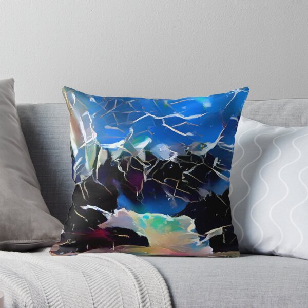 Item preview, Crackle Sea Waves Espacio Abstracto Azul designed and sold by InterpreTees.
