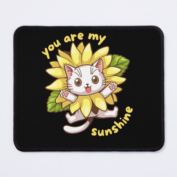 Item preview, You Are My Sunshine Cat Sunflower designed and sold by NerdCulture.