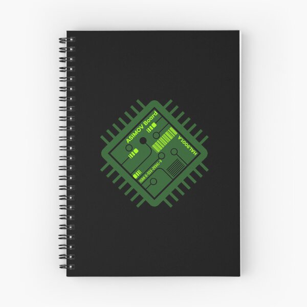 Item preview, Green Microchip Isaac Asimov tribute. designed and sold by angelisart.