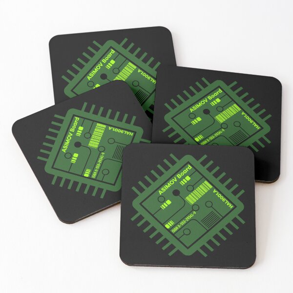 Item preview, Green Microchip Isaac Asimov tribute. designed and sold by angelisart.