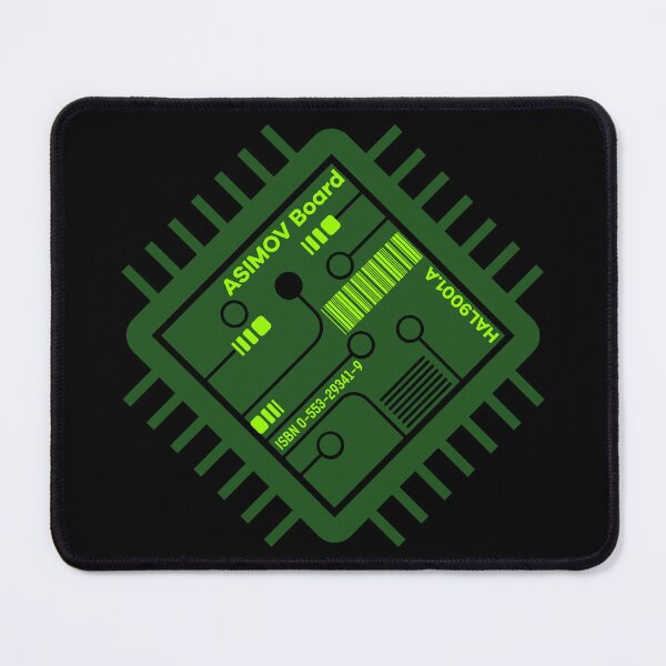 Item preview, Green Microchip Isaac Asimov tribute. designed and sold by angelisart.
