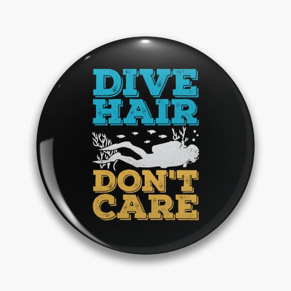 Item preview, Dive Hair Don't Care Scuba Diver Gift designed and sold by Marcid95.