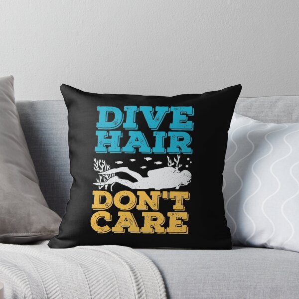 Item preview, Dive Hair Don't Care Scuba Diver Gift designed and sold by Marcid95.