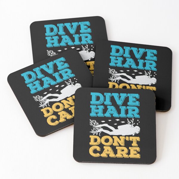 Item preview, Dive Hair Don't Care Scuba Diver Gift designed and sold by Marcid95.