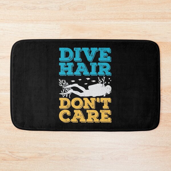 Item preview, Dive Hair Don't Care Scuba Diver Gift designed and sold by Marcid95.