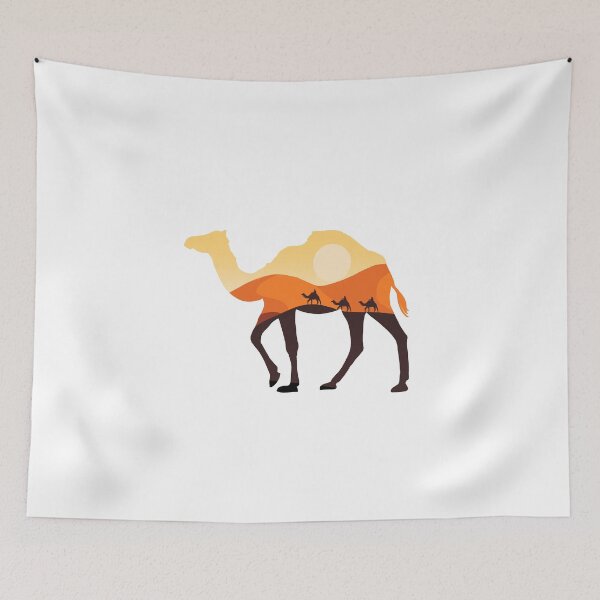 Item preview, Dromedary silhouette and landscape designed and sold by landscapeworlds.