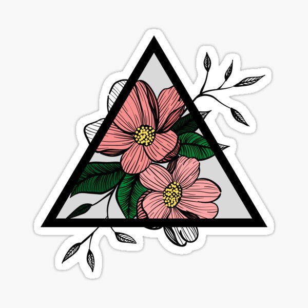 Geometric Flower Tattoo Idea  BlackInk
