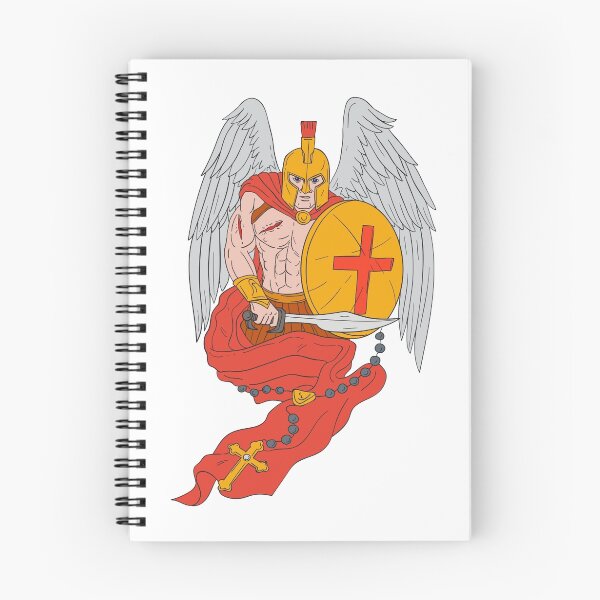 Item preview, Spartan Warrior Angel Sword Rosary Drawing designed and sold by patrimonio.