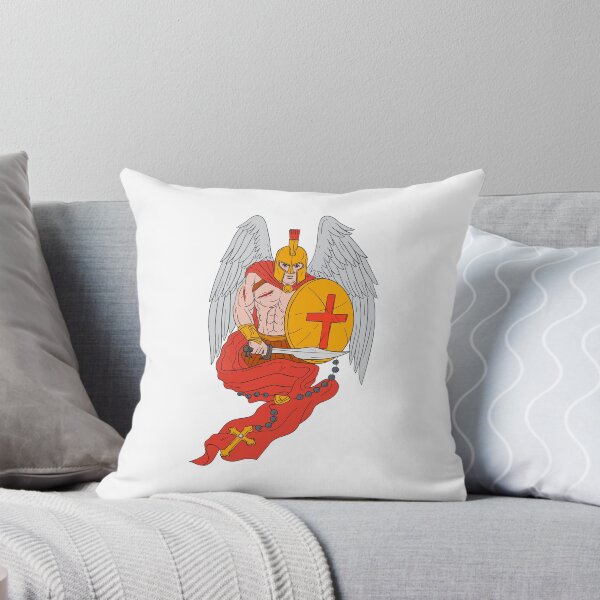 Item preview, Spartan Warrior Angel Sword Rosary Drawing designed and sold by patrimonio.