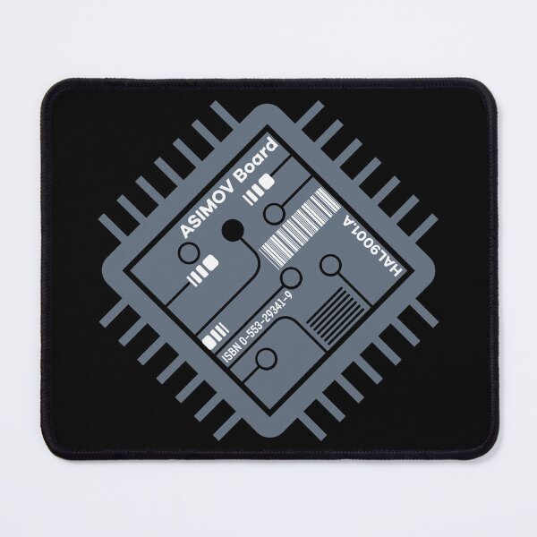 Artikelvorschau, Green Microchip Isaac Asimov Tribute Grey Edition. entworfen und verkauft von angelisart.