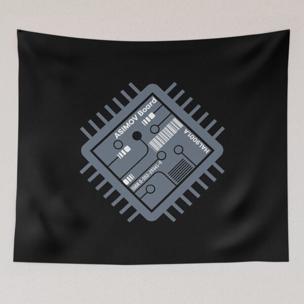 Item preview, Green Microchip Isaac Asimov tribute grey edition. designed and sold by angelisart.