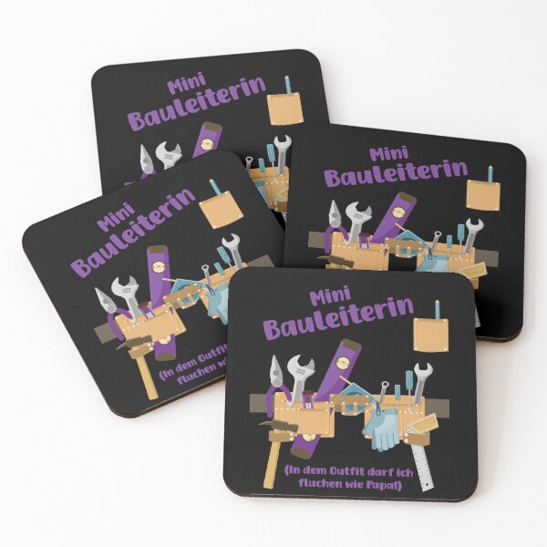 Item preview, Mini Bauleiterin - Fluchen wie Papa – Mädchen designed and sold by Shirt-Designs.