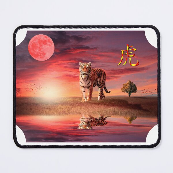 Item preview, Chinese Year of the Water Tiger 2022 designed and sold by OrangeSwirly.
