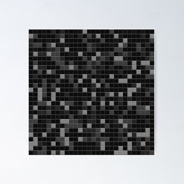 Artikelvorschau, Square background mosaic, ceramics. Abstract pixels. Ceramic tiles. Wall texture. Texture for tiles entworfen und verkauft von tabishere.