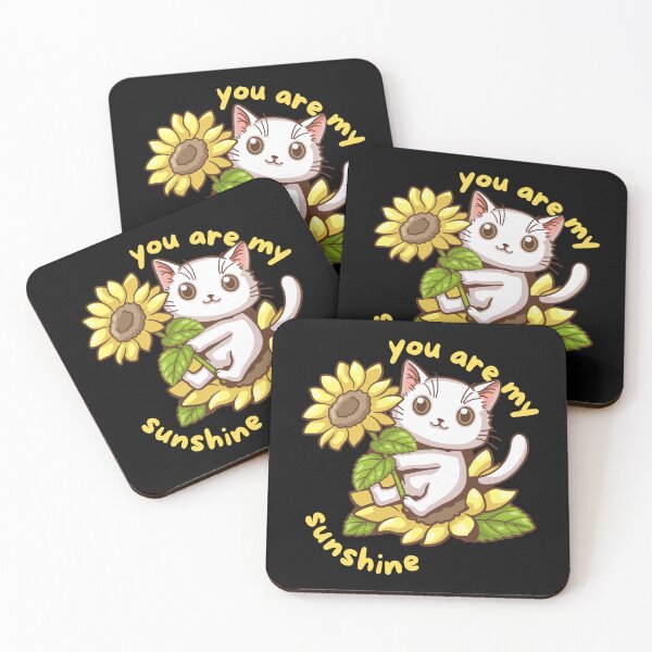 Item preview, You Are My Sunshine Cat Sunflower designed and sold by NerdCulture.