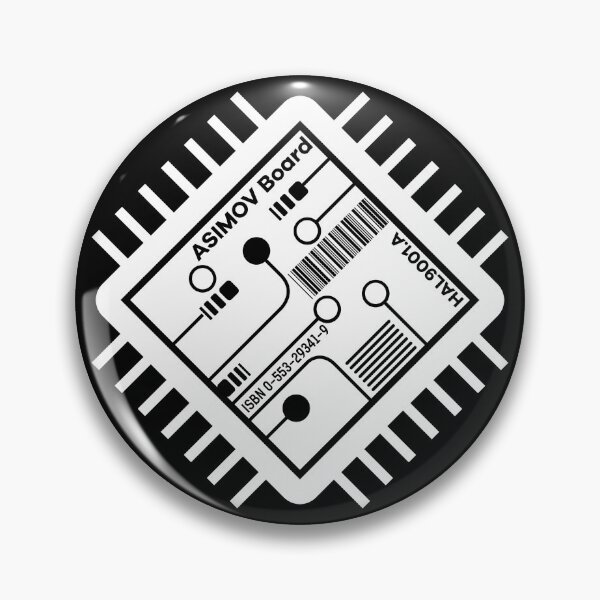 Item preview, Green Microchip Isaac Asimov tribute white edition. designed and sold by angelisart.