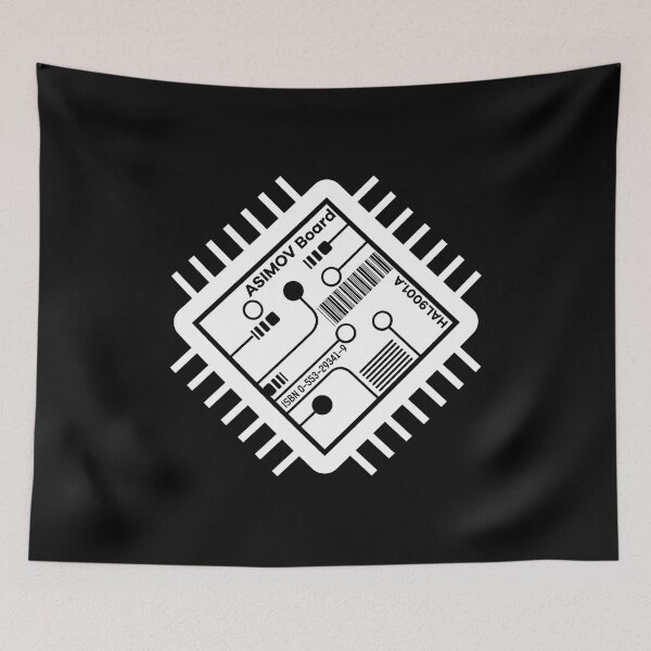 Item preview, Green Microchip Isaac Asimov tribute white edition. designed and sold by angelisart.