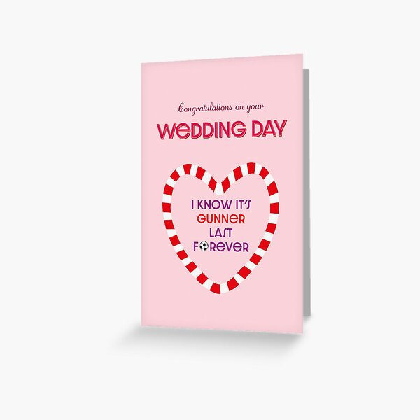 Item preview, Arsenal Wedding designed and sold by Incognito Design.