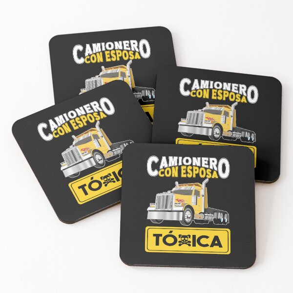 Item preview, Funny Hispanophone Trucker Quote Camionero Con Esposa Toxica designed and sold by Estrytee.