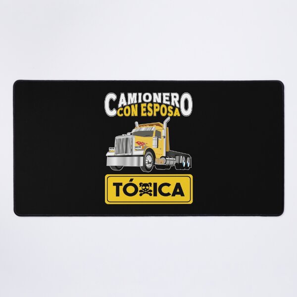 Item preview, Funny Hispanophone Trucker Quote Camionero Con Esposa Toxica designed and sold by Estrytee.