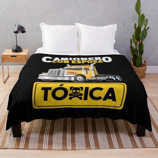 Item preview, Funny Hispanophone Trucker Quote Camionero Con Esposa Toxica designed and sold by Estrytee.