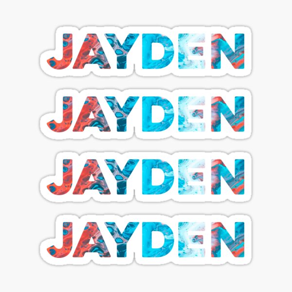 jayden-name-sticker-for-sale-by-isko-karan-redbubble